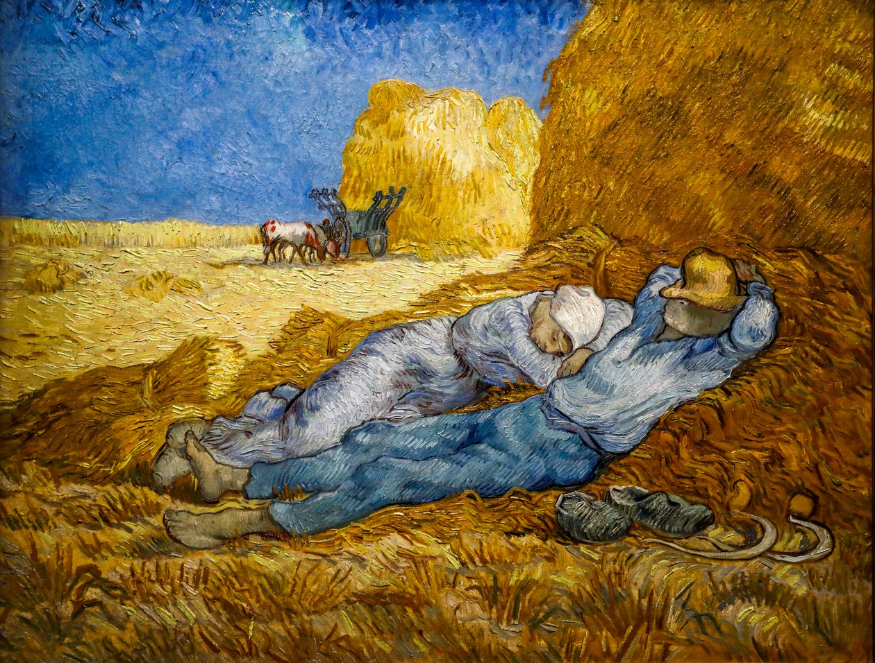 Meridianlinjen även känd som The Siesta av Vincent van Gogh