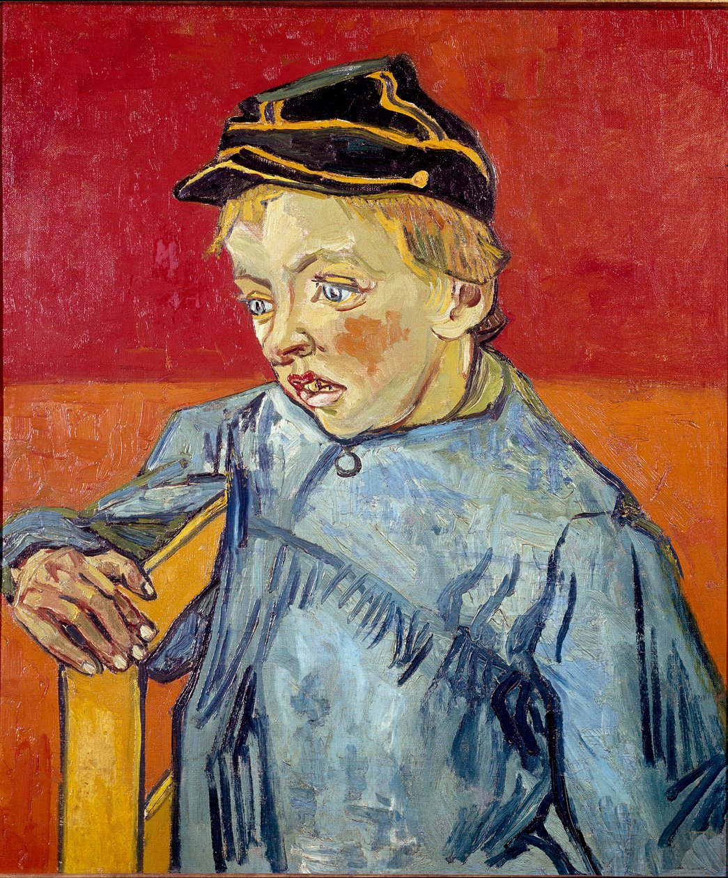 Skolpojken. Målning av Vincent Van Gogh (1853-1890) av Vincent van Gogh