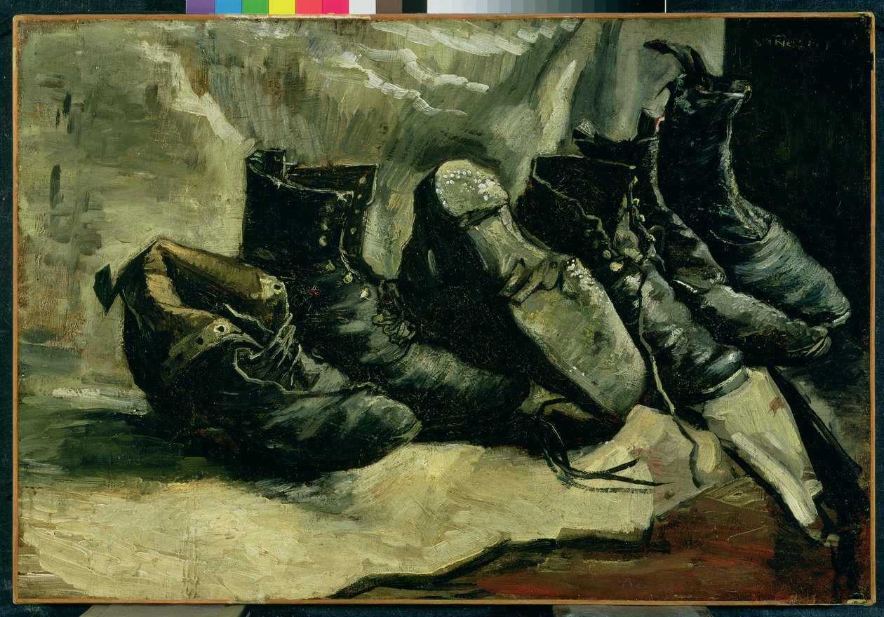 Tre par skor av Vincent van Gogh