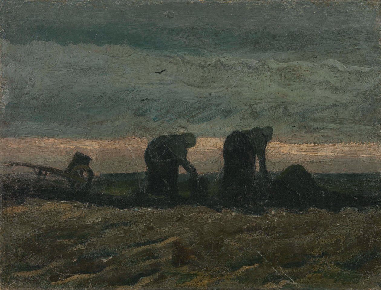 Två kvinnor på heden av Vincent van Gogh