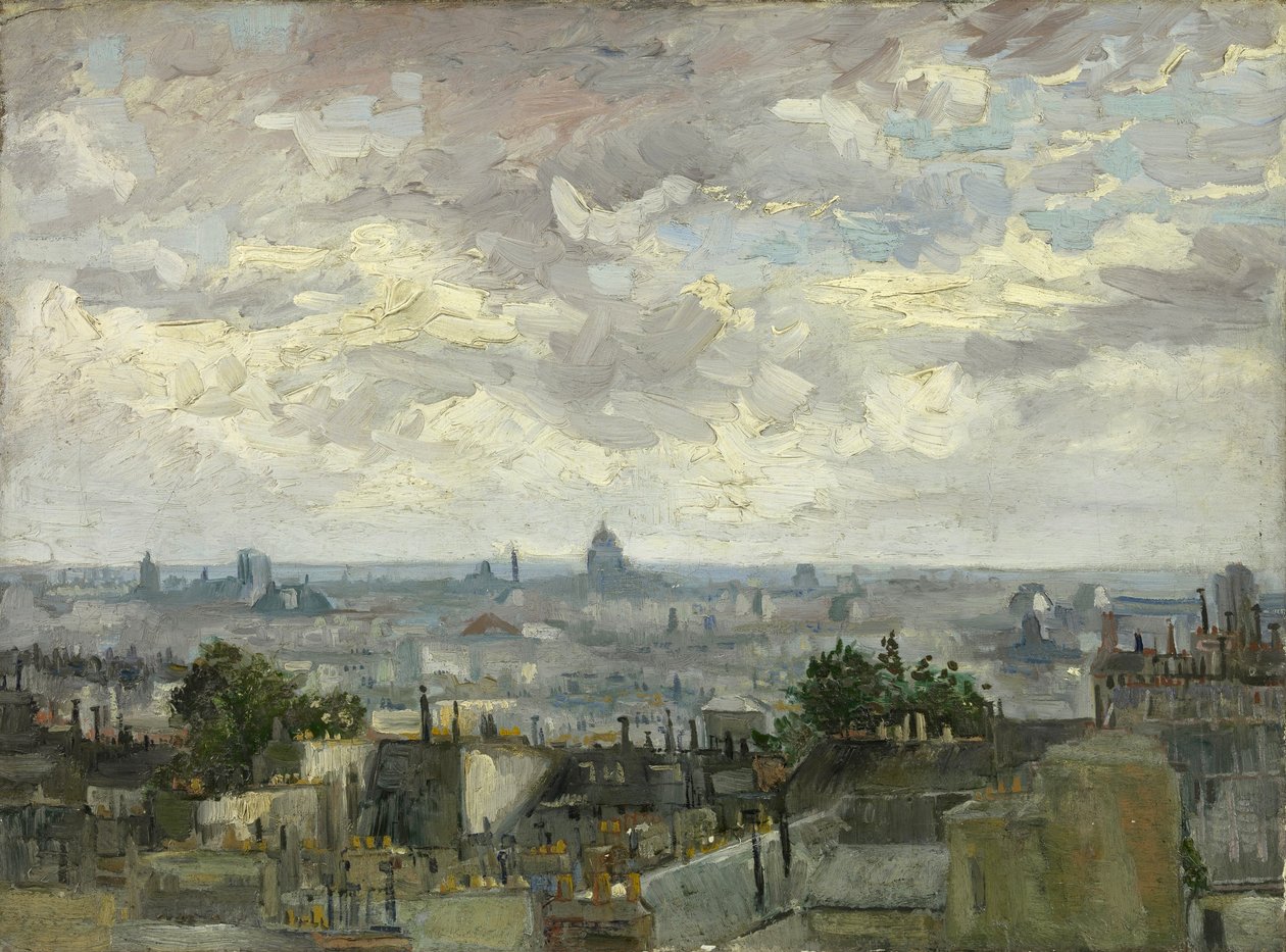 Utsikt över Paris av Vincent van Gogh