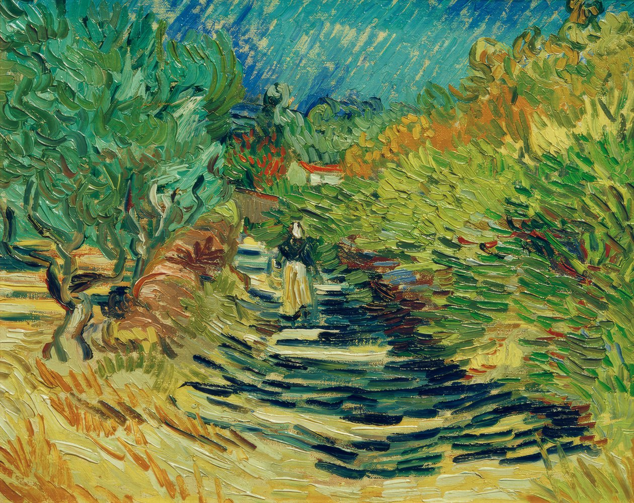 Vägen i Saint-Rémy av Vincent van Gogh