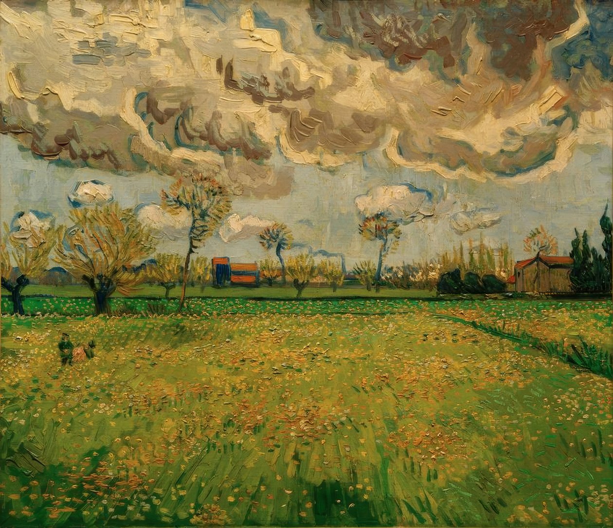 Ängar (arles) av Vincent van Gogh