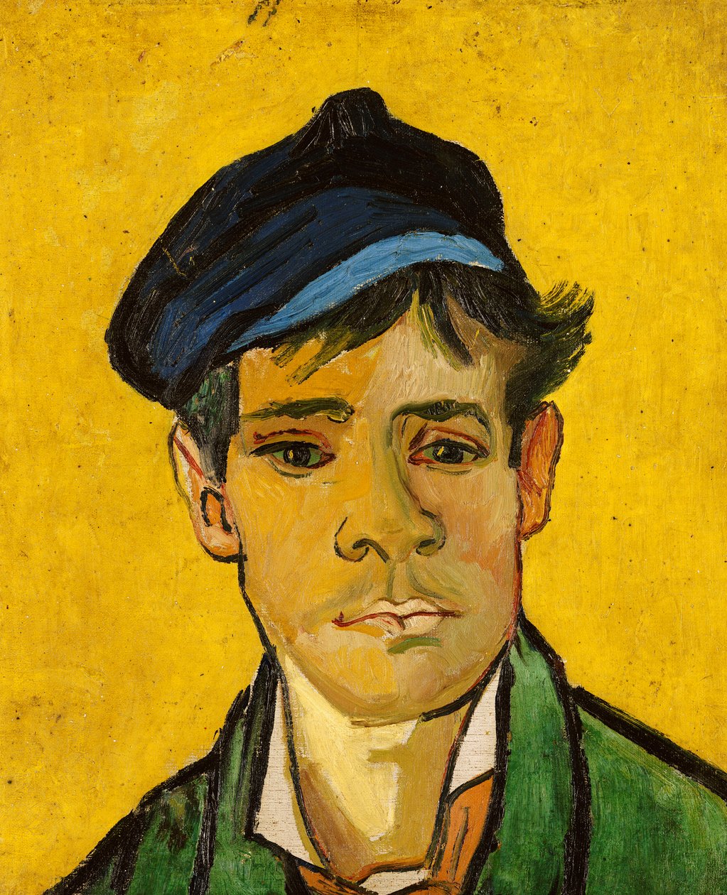 Ung man med hatt, 1888 av Vincent van Gogh