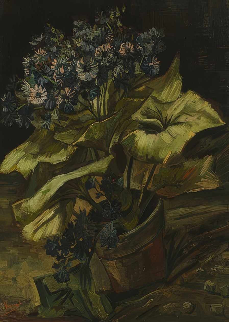 Zinerarie. 1885 av Vincent van Gogh