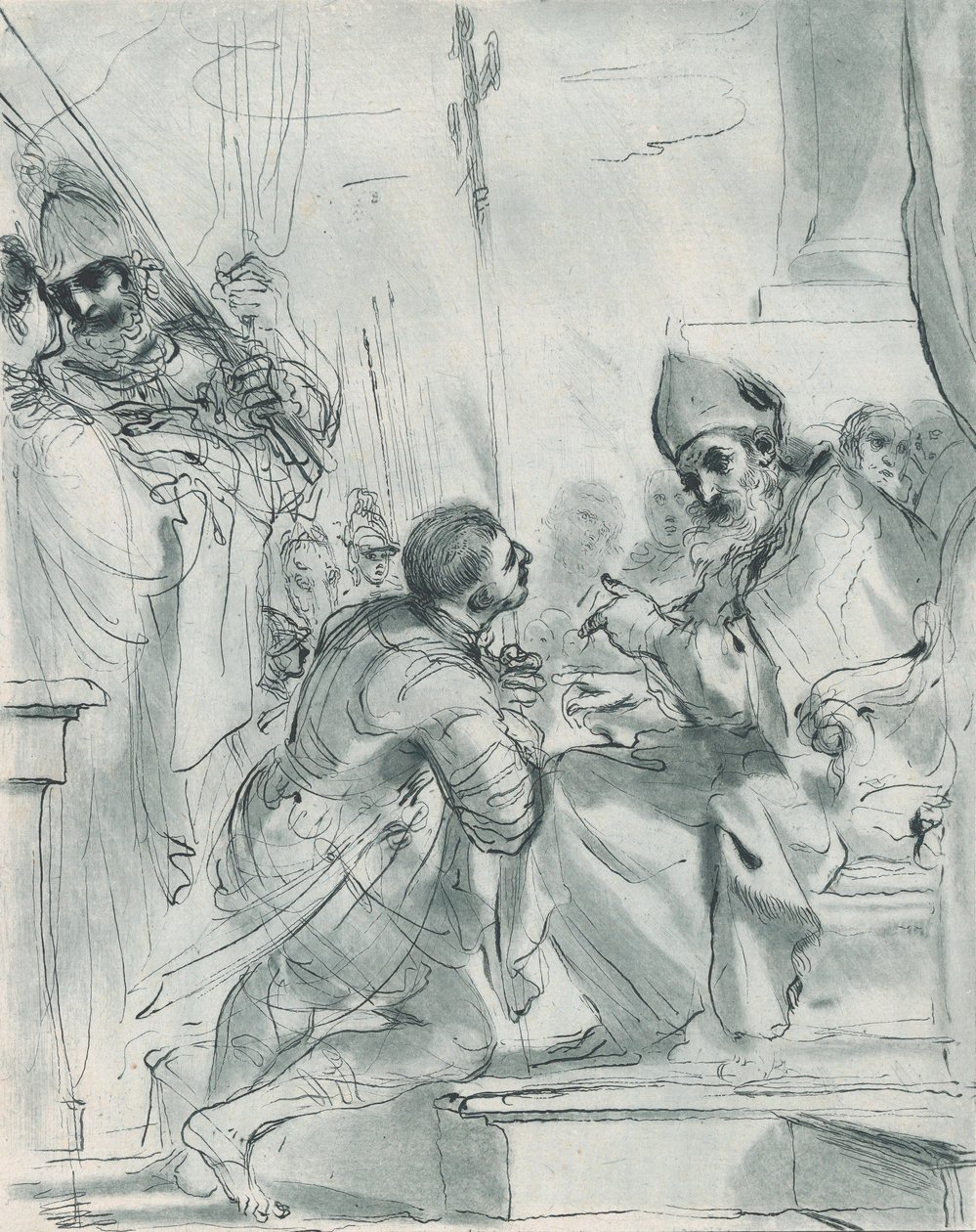 Sankt Vilhelms omvändelse, 1764-98. av Vincenzio Vangelisti