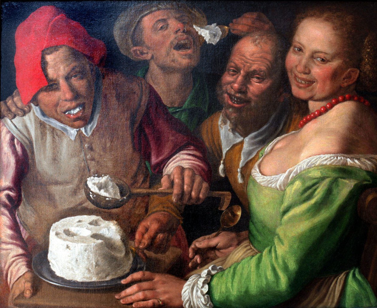 The ricotta eaters av Vincenzo Campi
