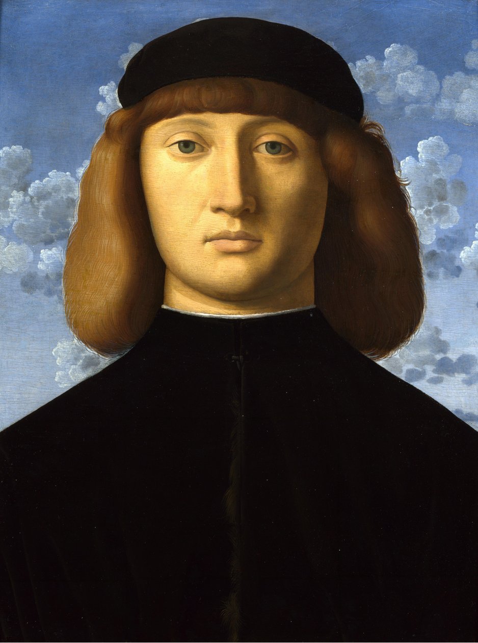 Portrait of a young Man av Vincenzo di Biagio Catena