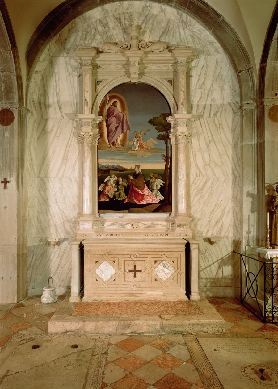 S:t Christina altartavla av Vincenzo di Biagio Catena