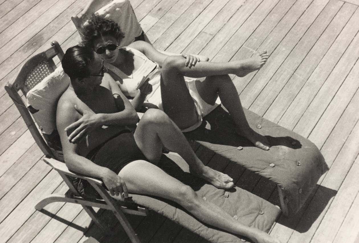 Par ombord på kryssningsfartyget "Oceania", från albumet "At the Edge of Oceania 28th July to 10th August 1935 av Vincenzo Balocchi