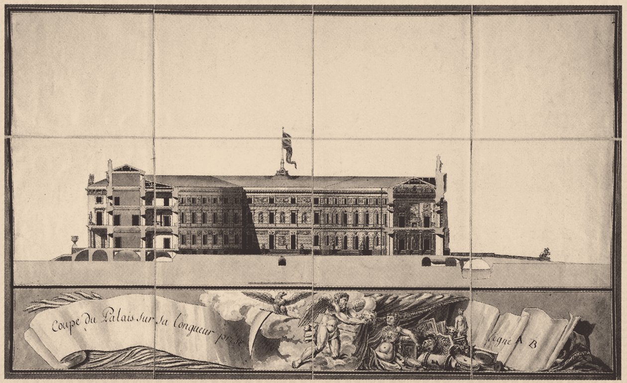 Saint Michaels Castle i Sankt Petersburg, 1797 av Vincenzo Brenna