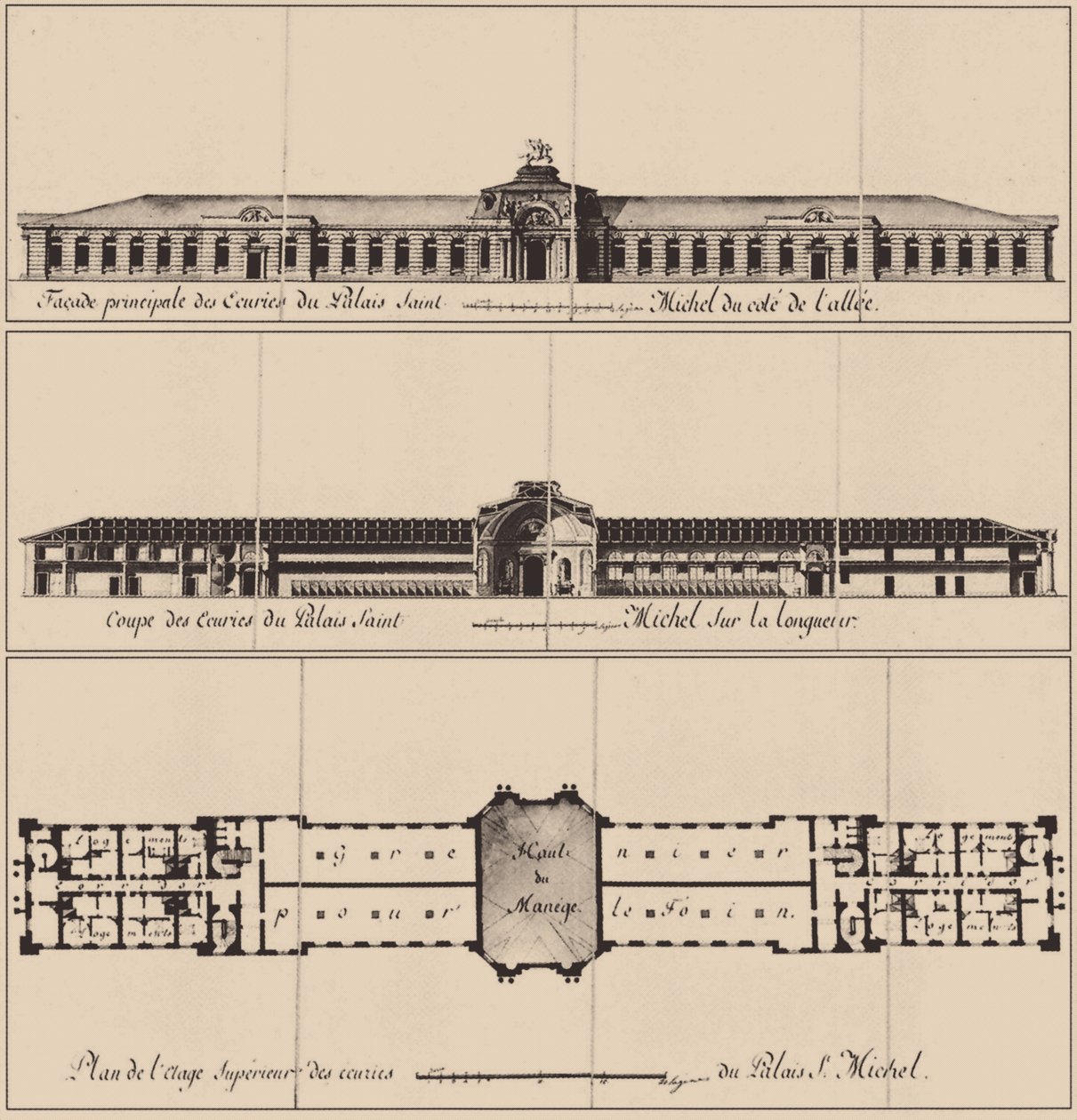 Saint Michaels Castle i Sankt Petersburg, 1797 av Vincenzo Brenna