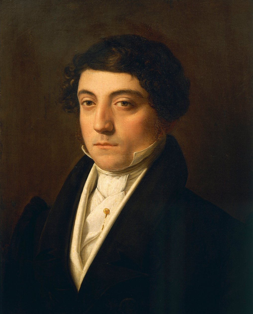 Italien, Milano, Porträtt av den italienske kompositören Gioacchino Rossini (1792 - 1868), cirka 1830 av Vincenzo Camuccini