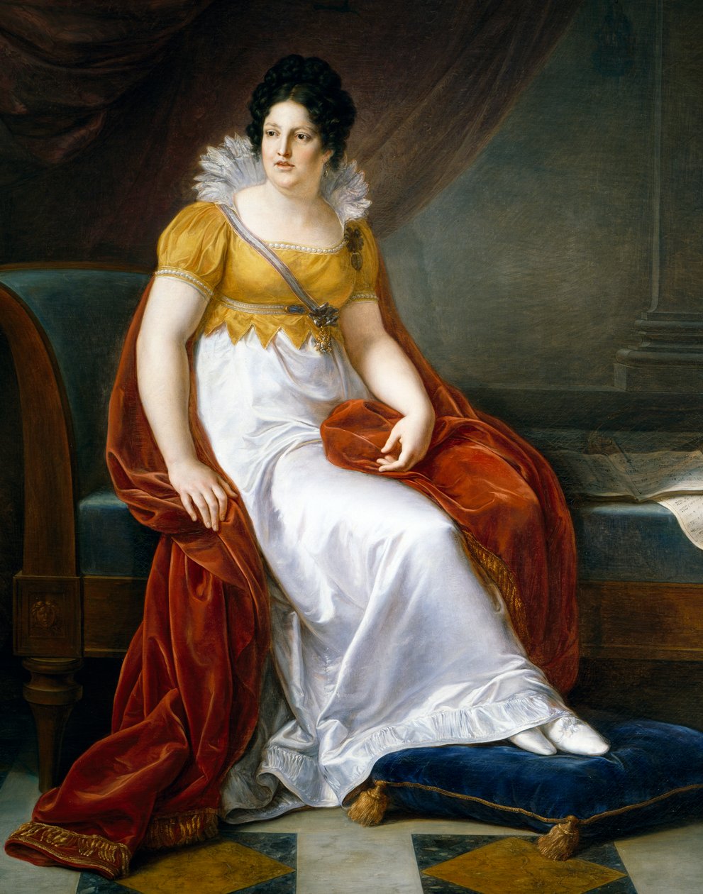 Porträtt av Maria Louisa, hertiginna av Spanien av Vincenzo Camuccini