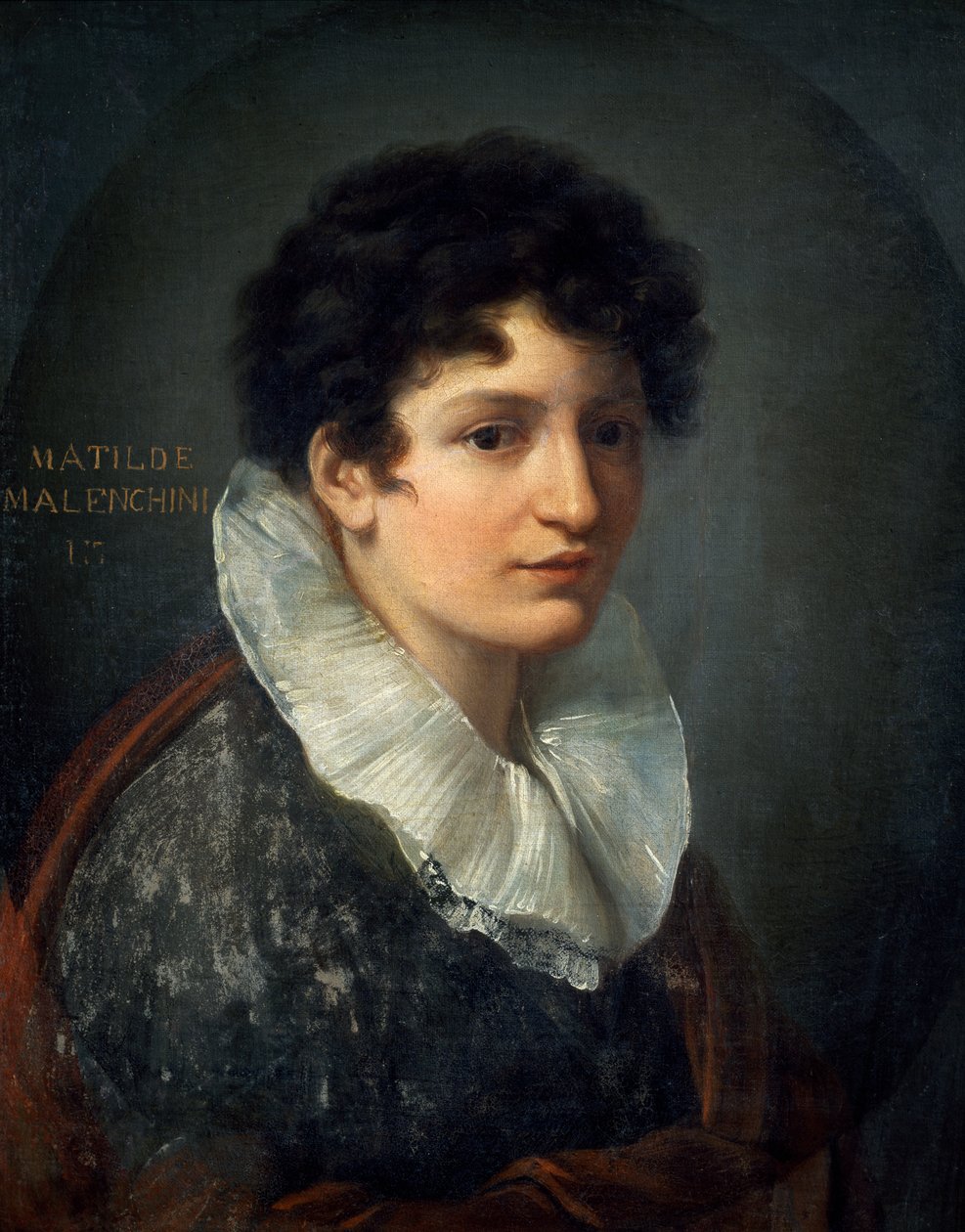 Porträtt av Matilde Mazenchini, av Vincenzo Camuccini (1771-1844), olja på duk, 61x49 cm, ca 1815 av Vincenzo Camuccini