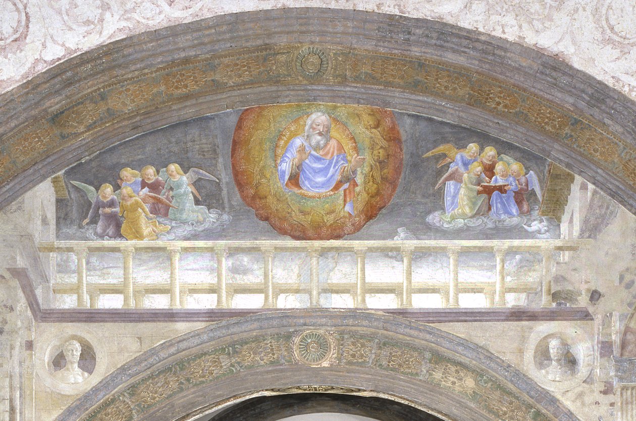 Gud och keruberna av Vincenzo Foppa