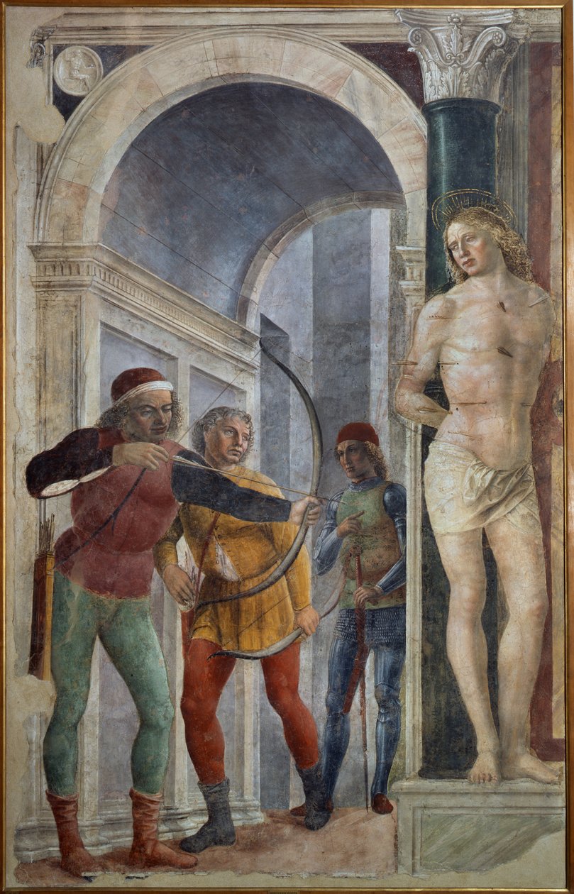 Sankt Sebastians martyrskap av Vincenzo Foppa