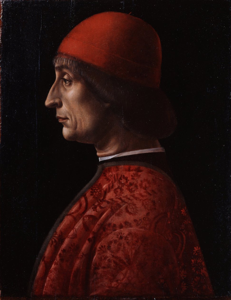 Porträtt av Giovanni Francesco Brivio av Vincenzo Foppa