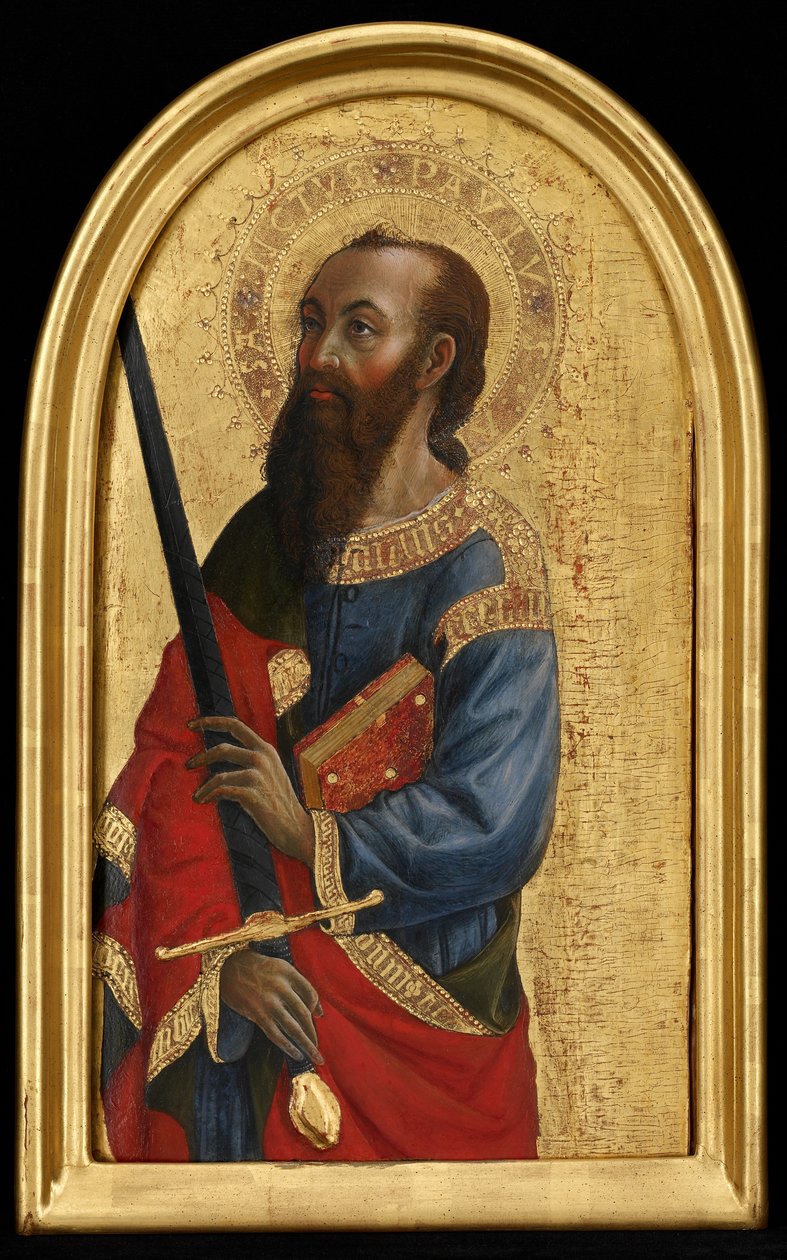 Saint Paul, ca 1450-60 (tempera på panel) av Vincenzo Foppa