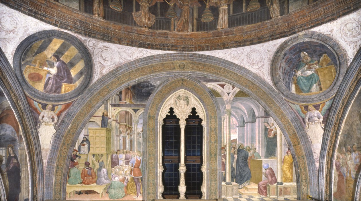 Miraklet av Saint Peter Martyr av Vincenzo Foppa