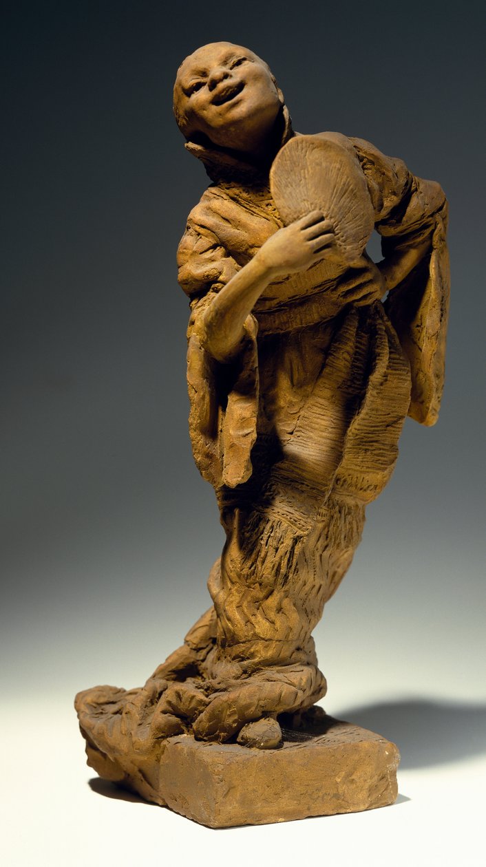 Sångare, av Vincenzo Gemito (1852-1929), terrakottastatyer, Italien av Vincenzo Gemito