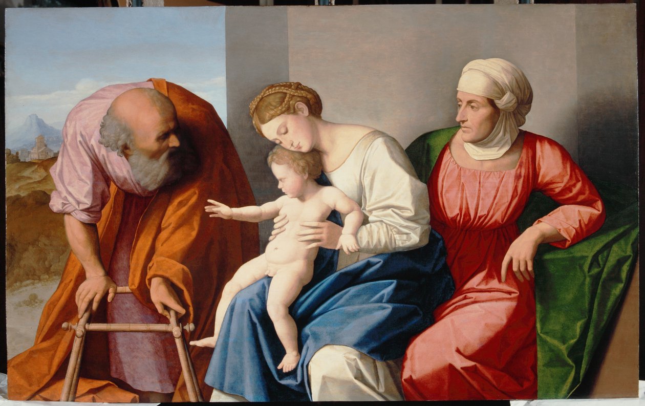 Helig familj med Saint Anne, ca 1520 av Vincenzo di Biagio Catena