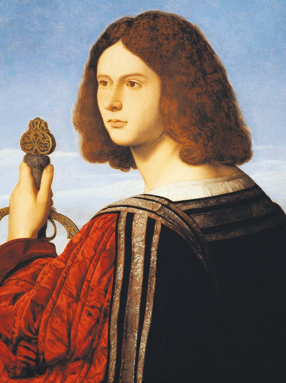 Porträtt av Francesco Maria Della Rovere (Senigallia, Pesaro-1490 av Vincenzo di Biagio Catena