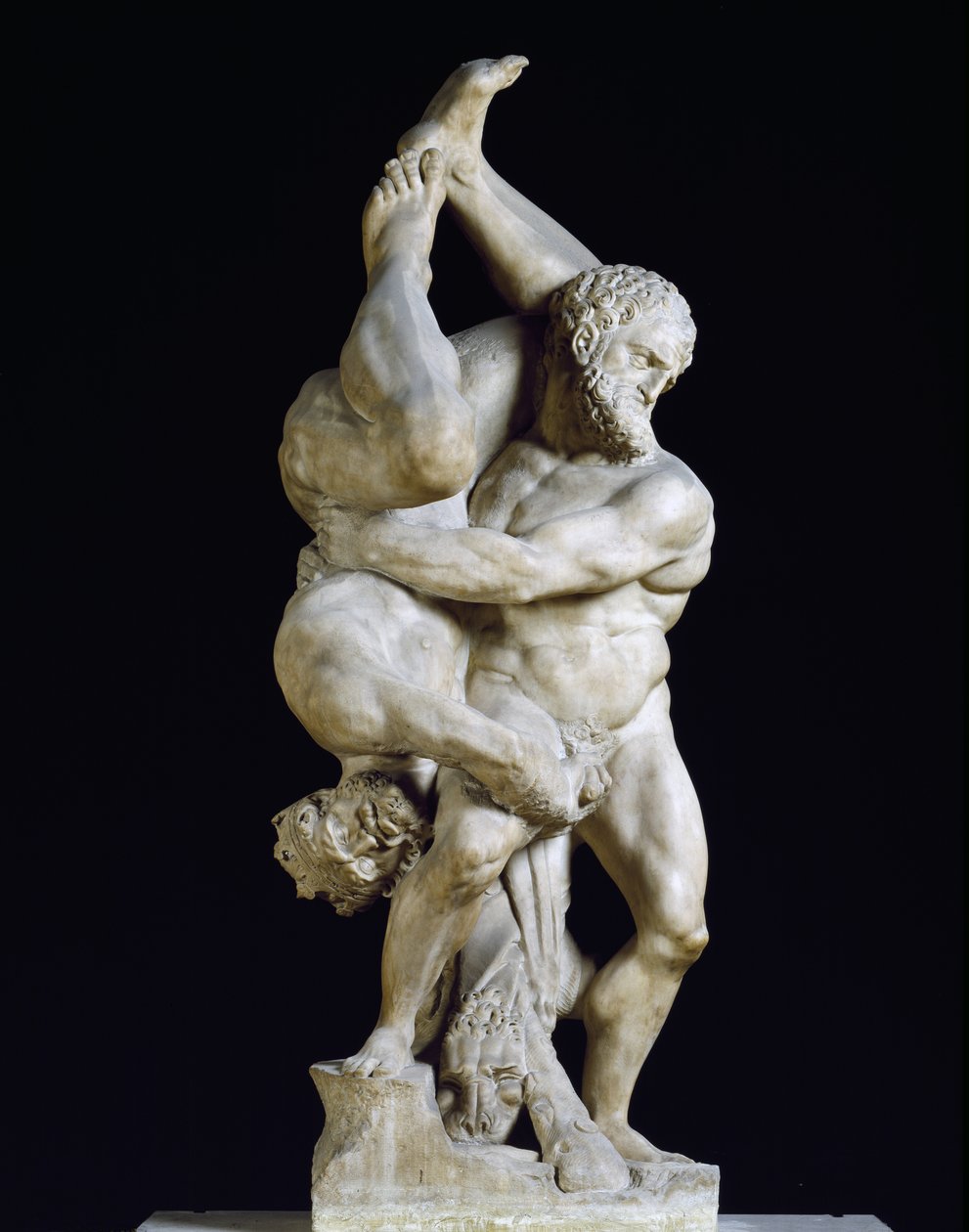 Herkules och Diomedes - Brottarna av Vincenzo di Raffaello de Rossi