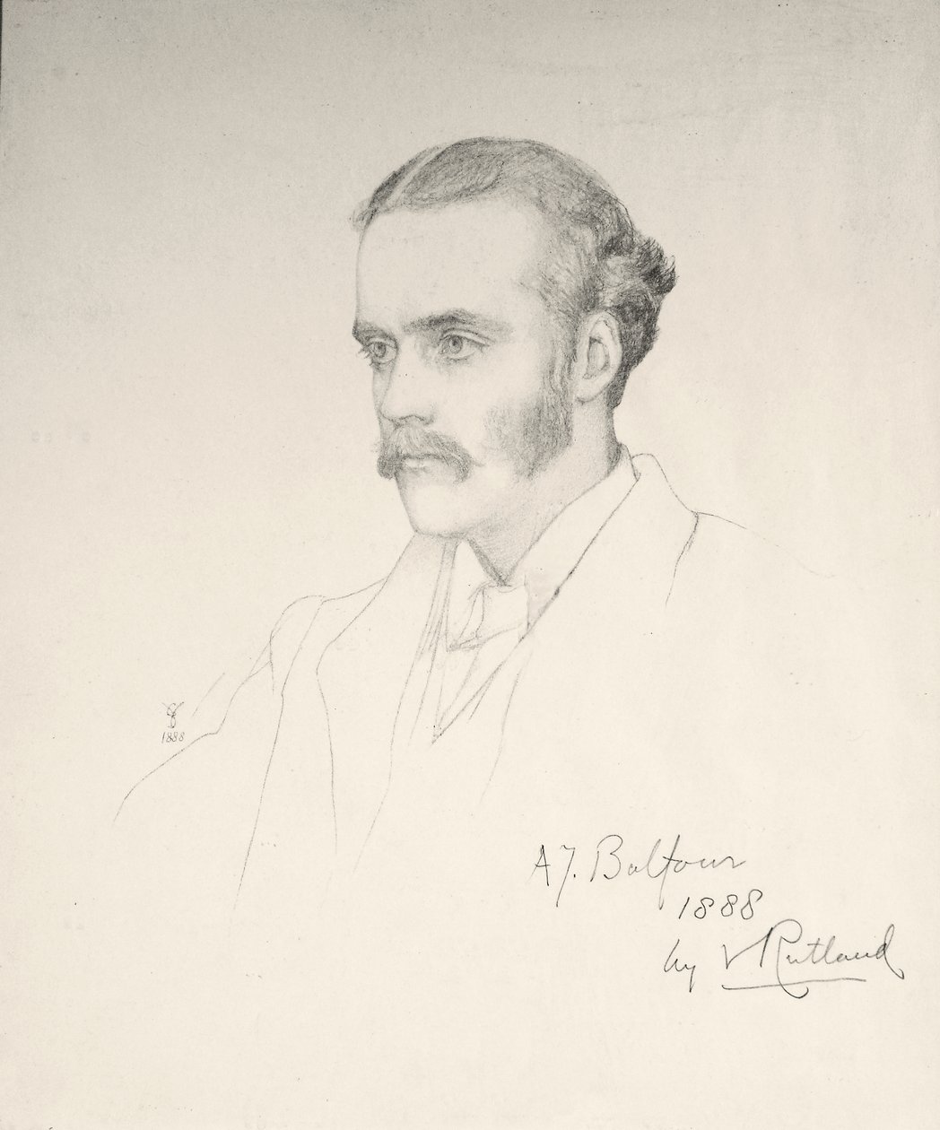 Arthur Balfour, 1888 av Violet Manners