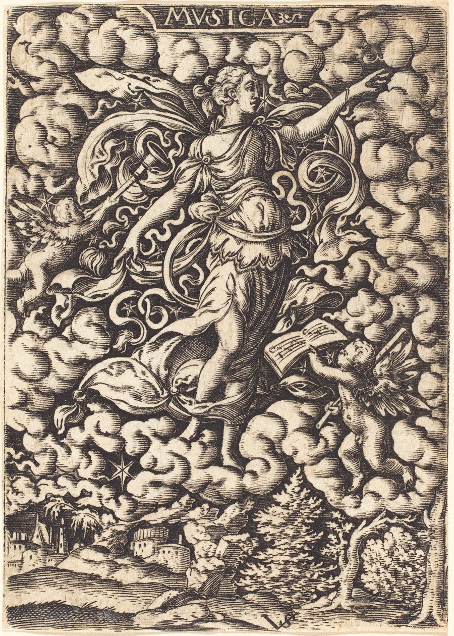 Musica, 1500-talet av Virgilius, the elder Solis