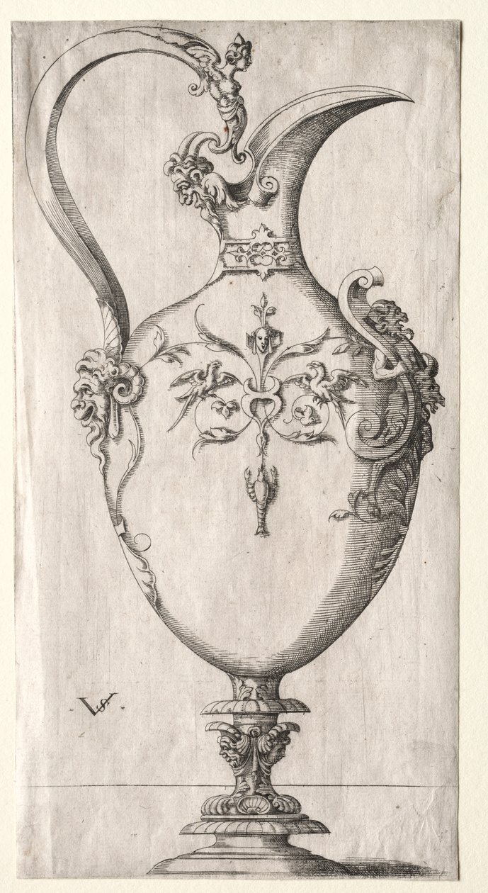 Design för en Ewer av Virgilius Solis