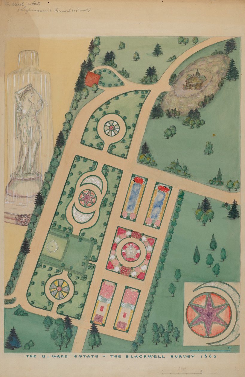 M. Ward Estate, c. 1936. av Virginia Richards