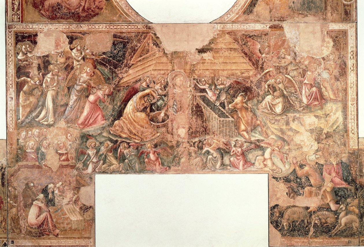 Julkrubba, Bologna, Vitale da Bologna (färsk) av Vitale da Bologna