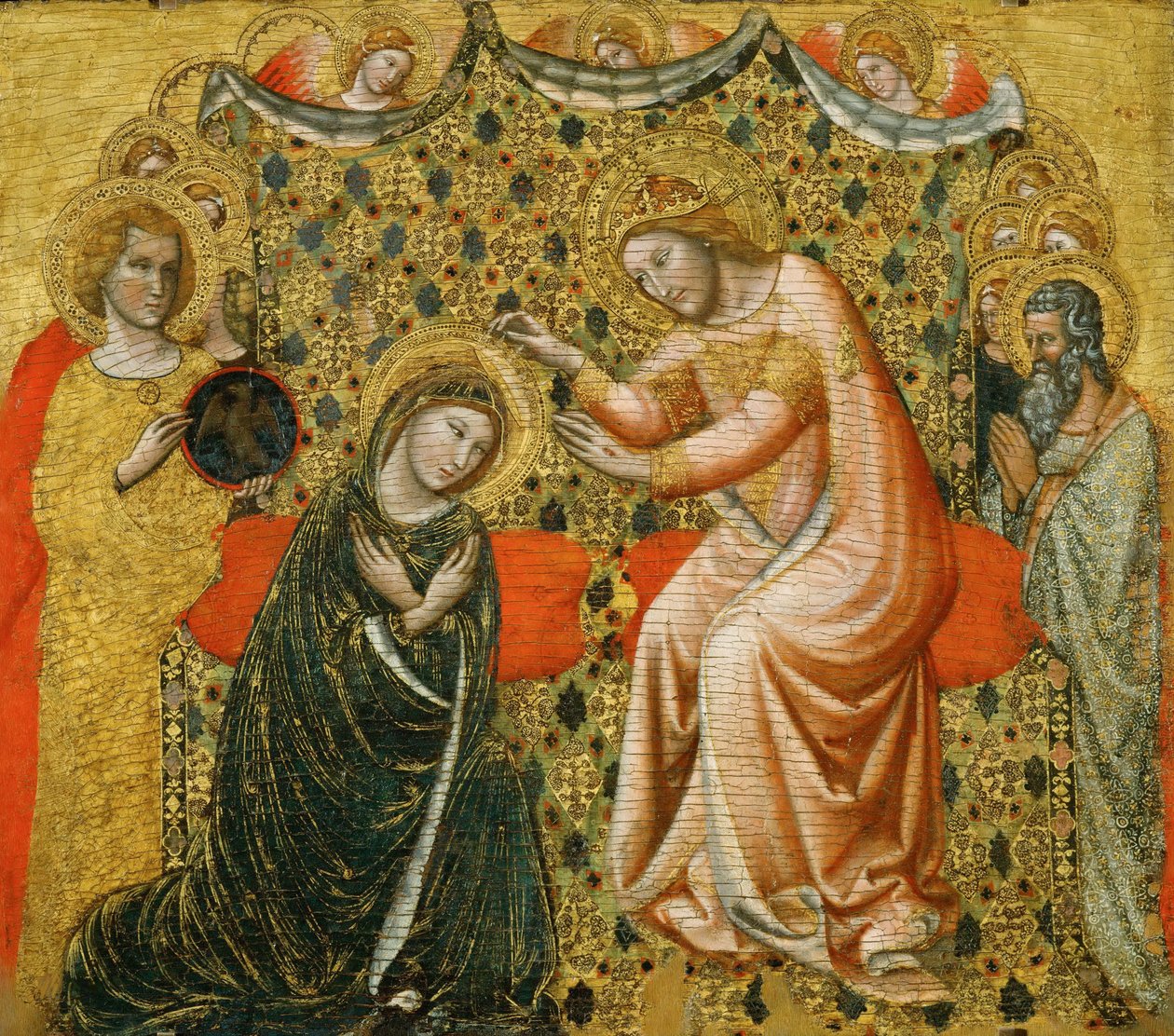 Jungfruns kröning, 1340-1344 av Vitale da Bologna