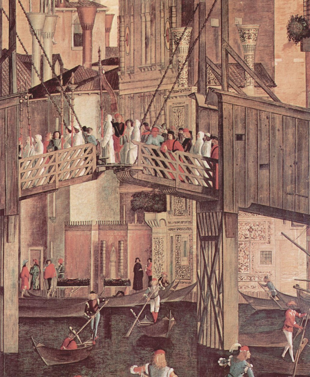 Mirakel av reliken från det heliga korset av Vittore Carpaccio