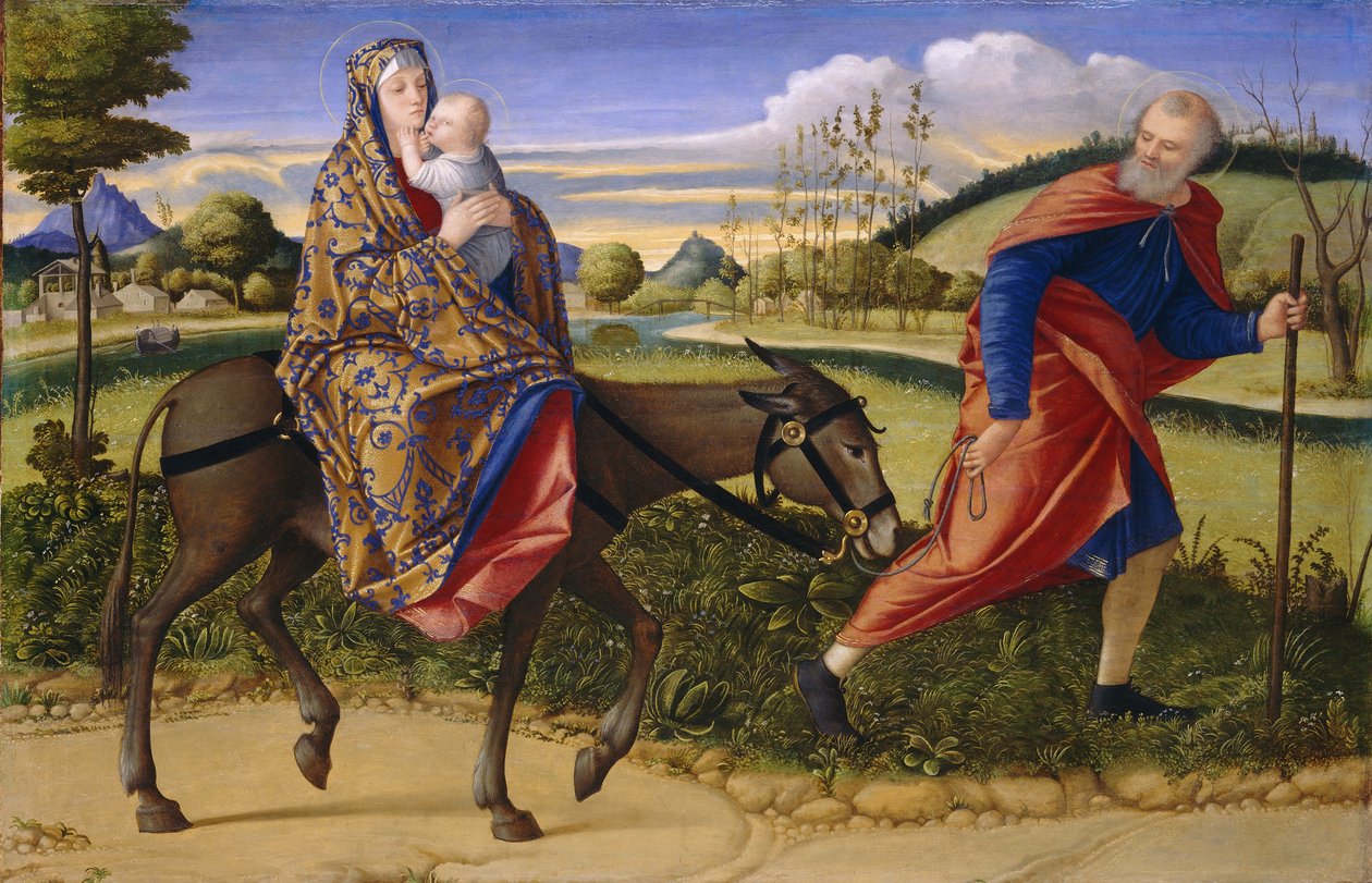 Fuga in Egitto  av Vittore Carpaccio