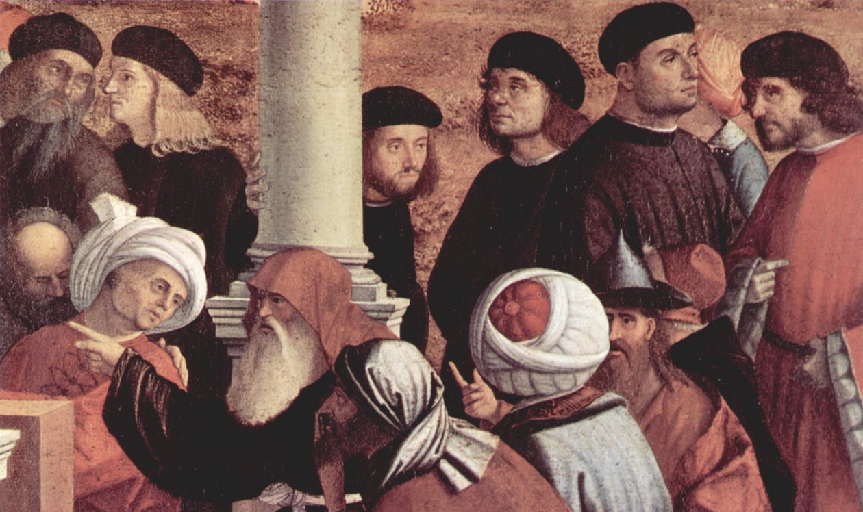 Målningscykel för legenden om St Stephan av Vittore Carpaccio
