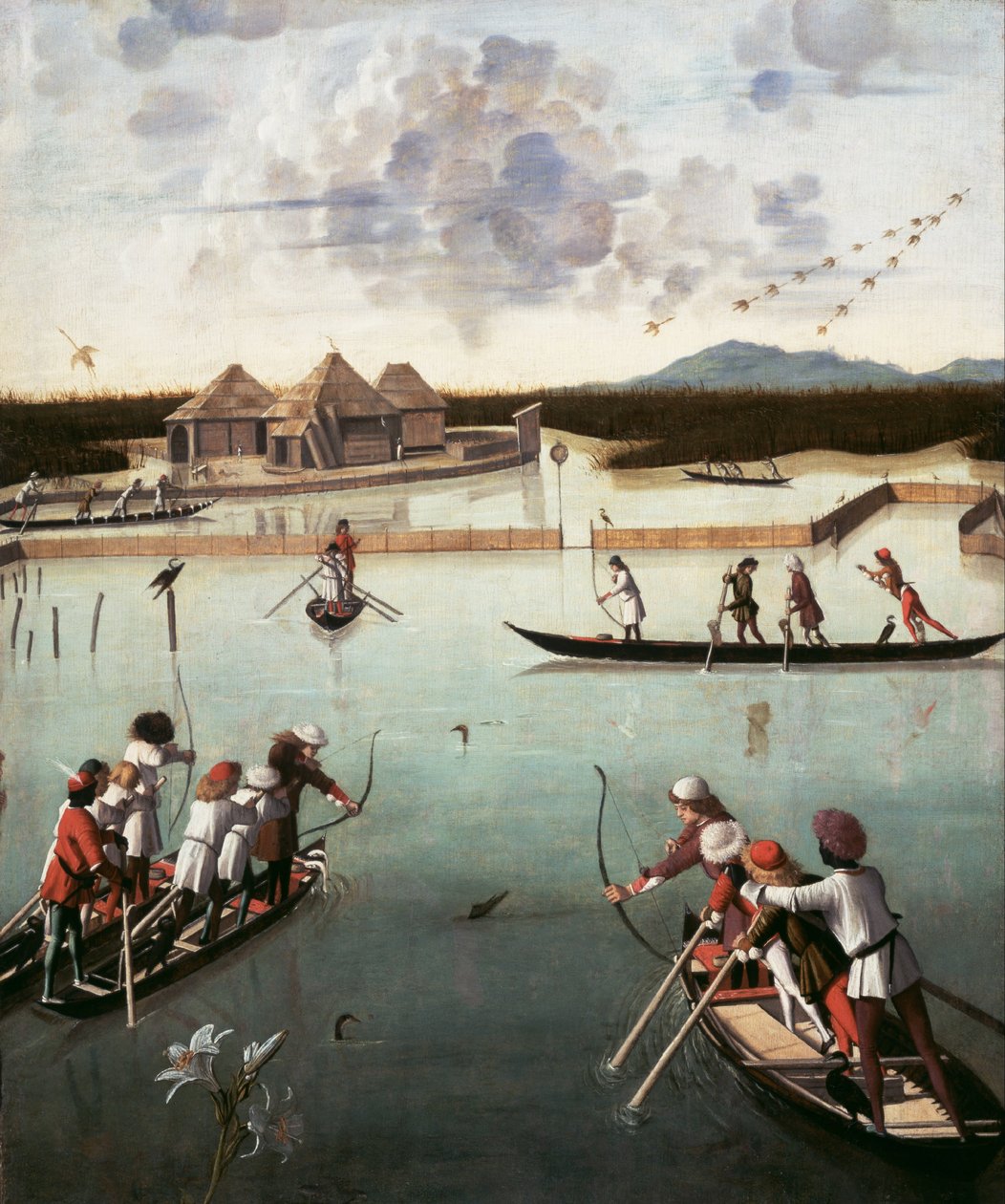 Hunting on the Lagoon  av Vittore Carpaccio