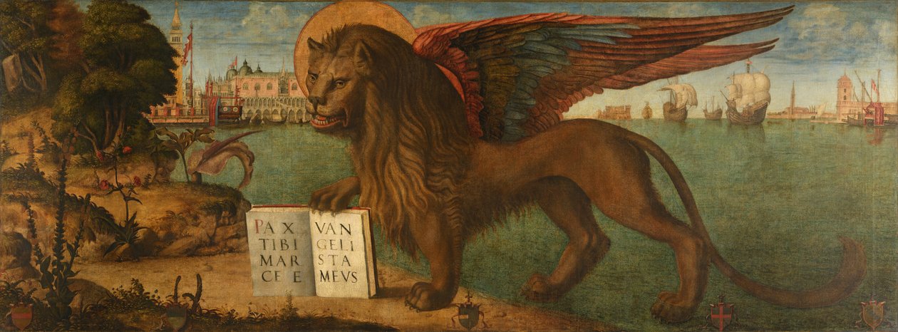 Leone marciano andante  av Vittore Carpaccio