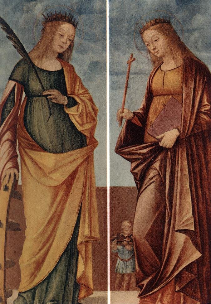 St Catherine of Alexandria and St Veneranda av Vittore Carpaccio