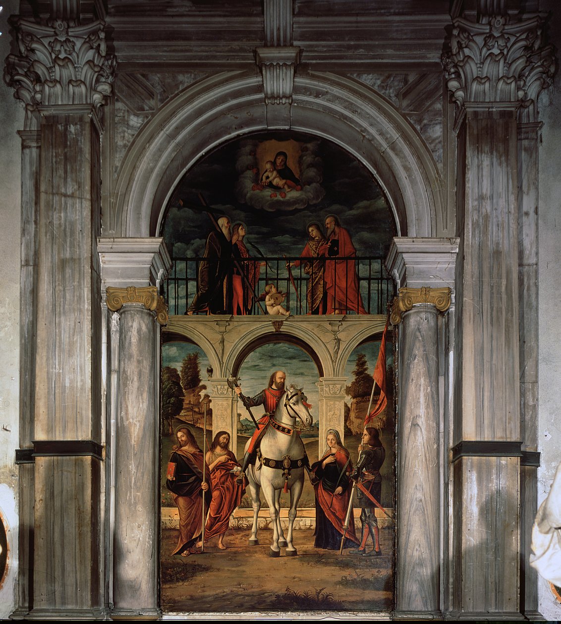 St Vitalis och Saints av Vittore Carpaccio