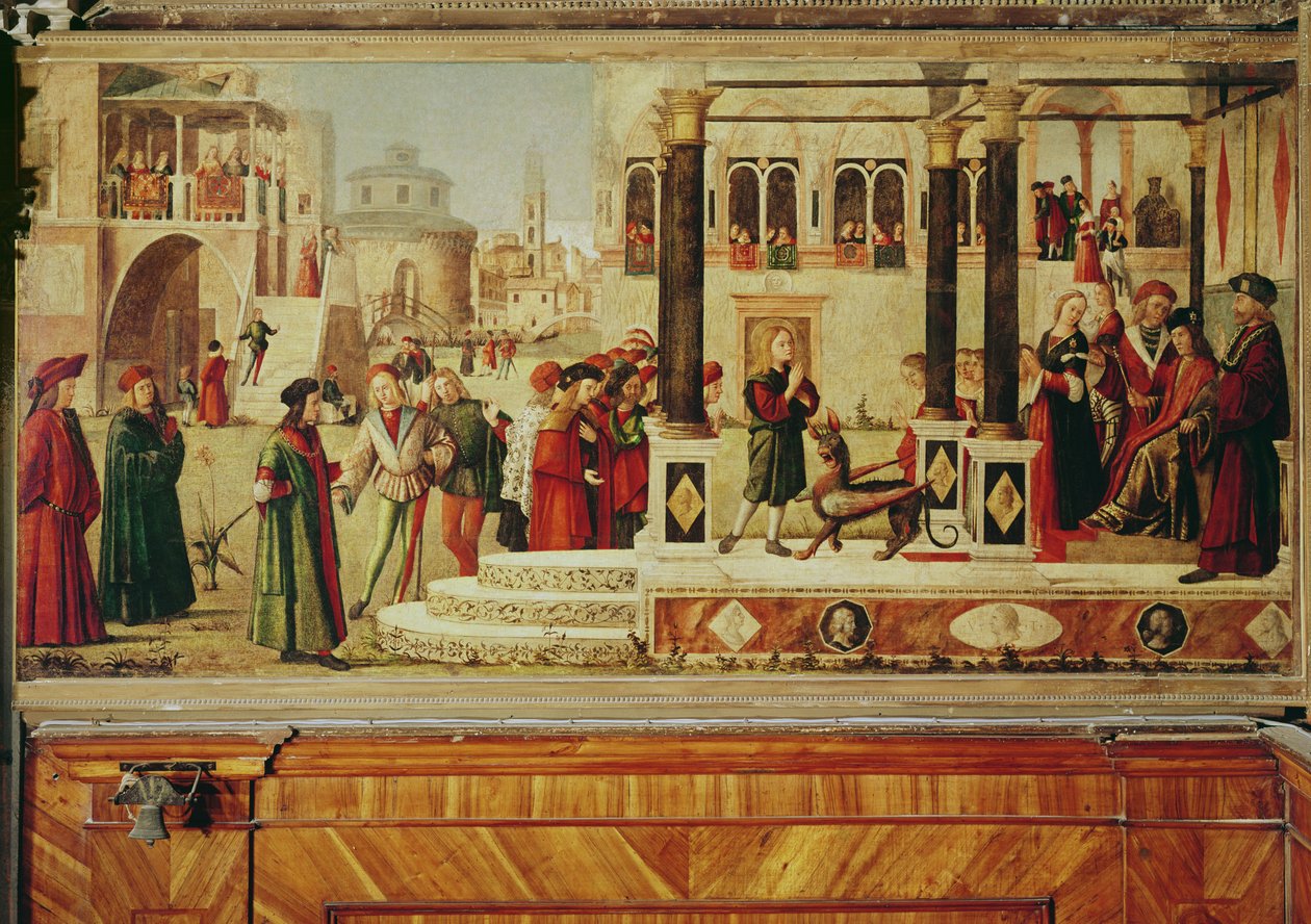 Miraklet med den helige Tryphonius av Vittore Carpaccio