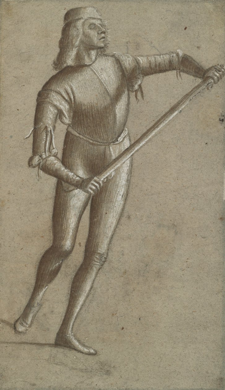 Carpaccio - En gondoljär (recto), ca 1514-1520 av Vittore Carpaccio