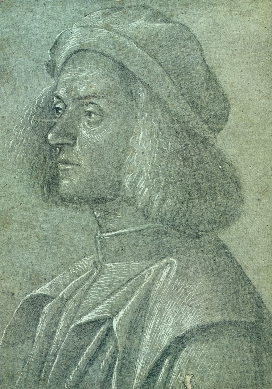 Carpaccio - Porträtt av en ung man, ca 1500 av Vittore Carpaccio