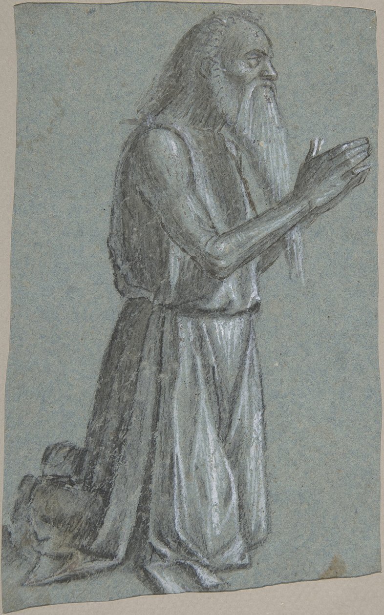 Saint Jerome recto, Soldat med ett spjut tergo, 1460-1525. av Vittore Carpaccio