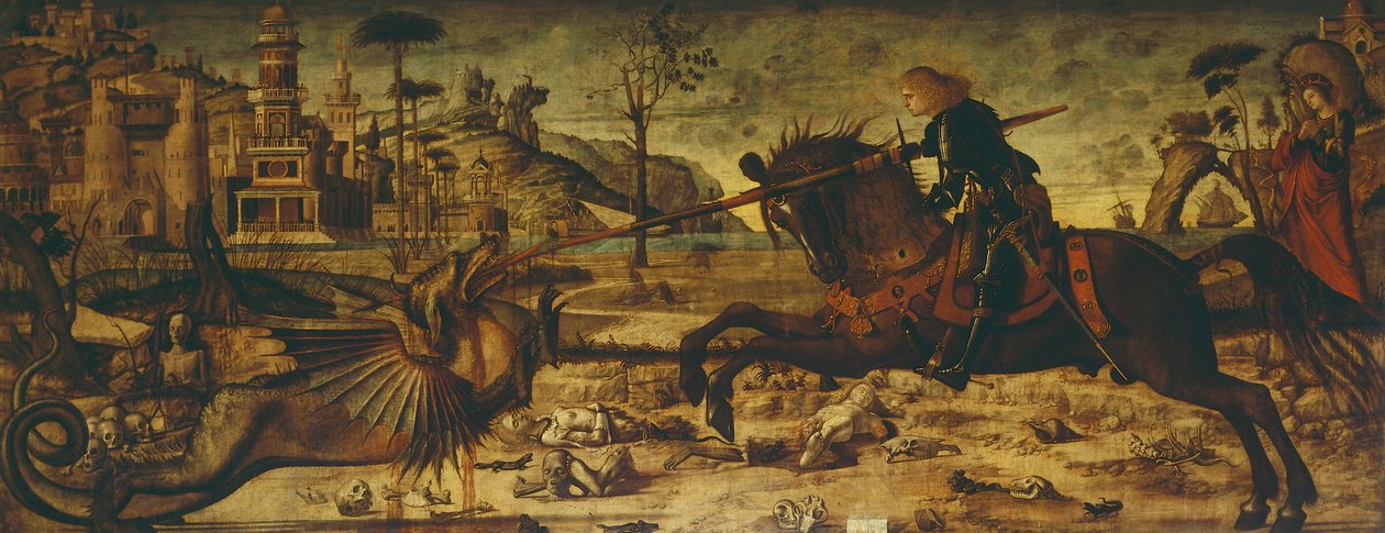 St George och draken av Vittore Carpaccio