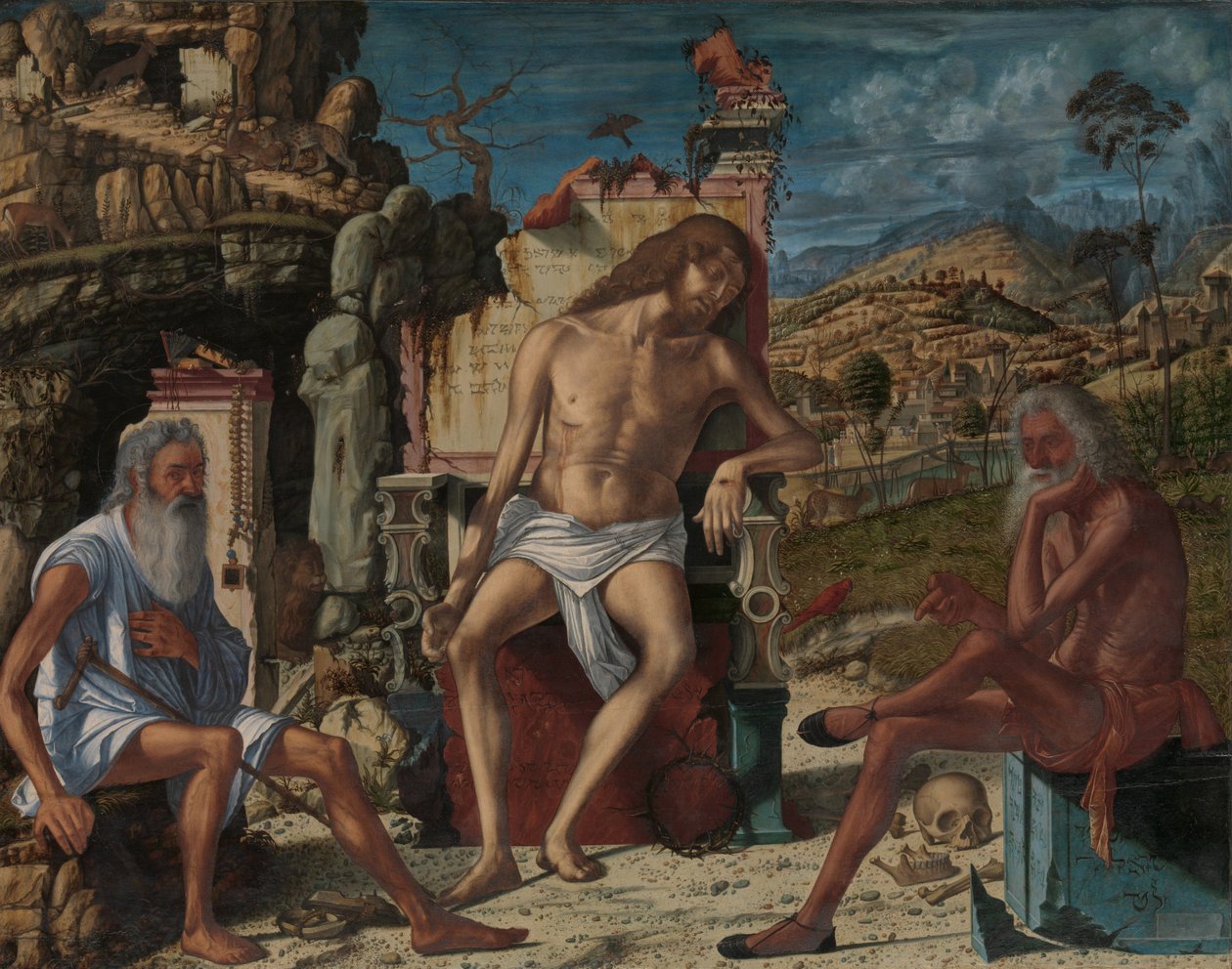 The Meditation on the Passion, c.1490 (olja och tempera på trä) av Vittore Carpaccio