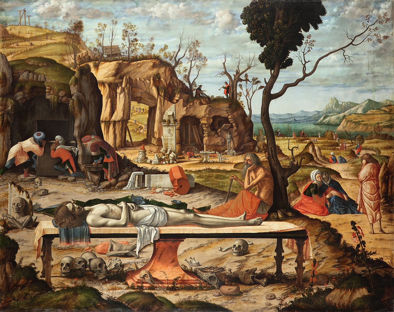 Förberedelse av Kristi grav av Vittore Carpaccio