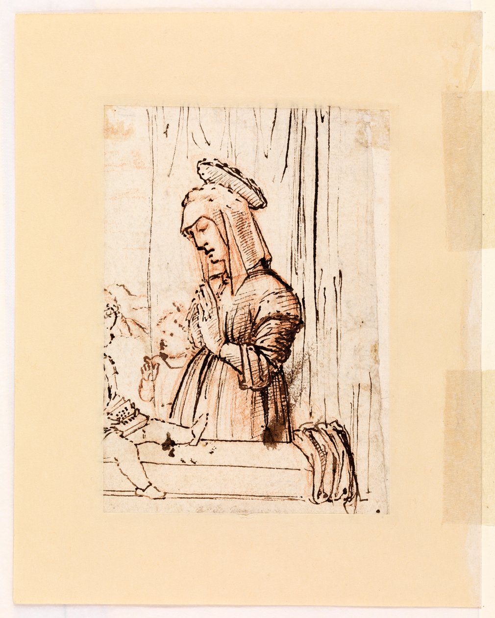 Jungfru som tillber spädbarnet Kristus med Saint John av Vittore Carpaccio
