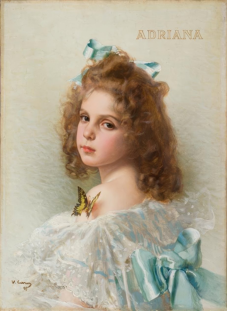 Adriana av Vittorio Matteo Corcos